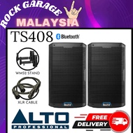 Alto TS408 2000W 8" Powered Speaker w/Speaker Stand and Cable - Each / Pair ( TS 408 TS-408 )
