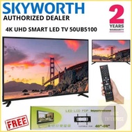 (10% Cash Back) Skyworth 50 Inch 4k Uhd Netflix Smart Led Tv 50UB5100