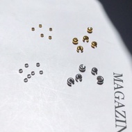 Crimp Tube & Crimp Cover 10 pcs - Stainless Steel