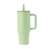30/40oz straw spout car cup stainless steel insulated beer cup with handle, fifth generation ice cup