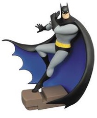@最後一体@DC Comic 經典卡通 蝙蝠俠 動畫 原灰色版 PVC人形雕像 全新未拆品