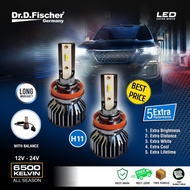 Dr.D.Fischer H11 H16 H8 LED Bulb - Extra White 6500K Car Light