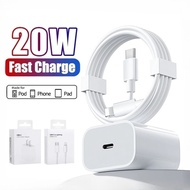 Luxury PD 20W Fast Charger Charging Compatible For iPhone Data Cable 1M 2M