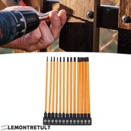 LEMONTRETULT 13pcs Screwdriver Bit Set, Magnetic Head CNC|Tips Impact Driver Bit Set, Durable 1/4 In