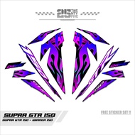 SUPRA STRIPING GTR 150/VARIATION 4/2017 SUPRA STICKER GTR/ FIRE MOTIF SUPRA STICKER GTR 150/WINNER 1