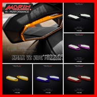 MORIN XMAX V2 SIDE MIRROR CNC ALLOY YAMAHA XMAX 250 300 CERMIN SISI ALOI