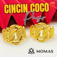 Pure 916 Gold Sand Coco Ring 916 Gold Ring 916 Gold Bajet 916 Gold Centipede Ring