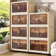 Foldable Wardrobe Cabinets Drawer Clothes Snacks Toys Storage Cabinets 65CM/70CM Storage Box HXT0016
