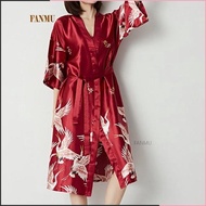 Paket Mewah [Cod] Daster Kimono Panjang Baju Tidur Wanita Satin