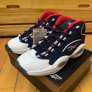 [出清特價］REEBOK QUESTION MID TEAM USA 白藍紅 艾佛森 IVERSON 奧運 美國隊 男鞋 籃球鞋 H01281