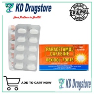 REXIDOL FORTE 10 PIECES TABLETS (PARACETAMOL WITH CAFFEINE)