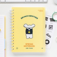 KOREA RMN PP INDEX NOTE A5 Notebook - Free Write Record Line Blank Notes Pad Journal Diary Organizer