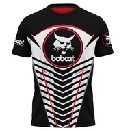 Bobcat fashion 2024 manufacturer of farm, construction equipment High Quality Men's Short Sleeve 3D 