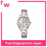 SEIKO Watch Lukia Lady collection Renewal Models SSQV104 Ladies Silver + Pink Gold