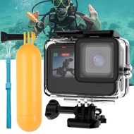 Waterproof Case And Waterproof Floating Hand Grip For GoPro Hero 12 Hero 11 Hero 10 Hero 9 Supports 40M/131FT Underwater Scuba Snorkeling Deep Diving