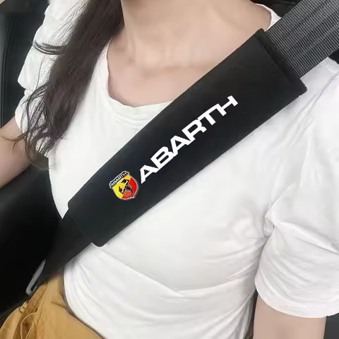 Car Seat Belt Shoulder Protection Covers Shoulder Strap Covers For Abarth 595 Abarth 500 Abarth 124 
