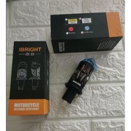 Ibright ZE22 LED Headlight Blue Lens H4 DC 12-60V 30,000 Hours 5500 LM Energy Saving DEVIL Eyes70%