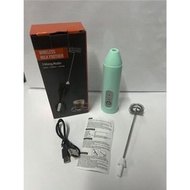 電動奶泡機無線充電家用小型打蛋器咖啡奶泡專用打泡器攪拌器