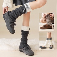 Autumn/Winter Women's Leg Warmers - Knitted Long_sock Leg Cover
