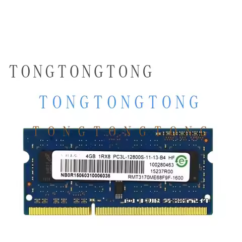 TT For Ramaxel 4G DDR3L 1600 Low Voltage Notebook Memory RMT3170ME68F9F-1600 Compatible with 1333