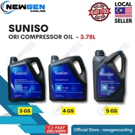 SUNISO REFRIGERATION COMPRESSOR OIL 3.78L 3GS 4GS 5GS ORIGINAL MINERAL REFRIGERANT COMPRESSOR LUBRIC