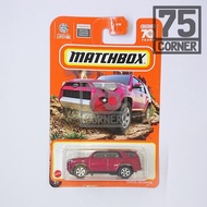 [75 Corner] Matchbox Toyota 4Runner 4 Runner SUV Diecast Toy Miniature Gift Gift Toys Mobilan Car Of