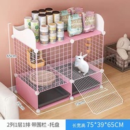 New Rabbit Cage Household Indoor Rabbit Nest with Toilet Automatic Dung Cage Rabbit Cage Extra Large