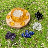 招財進寶琉璃聚寶盆-開運旺財運凈化充電消磁套組 旺事業 旺財運