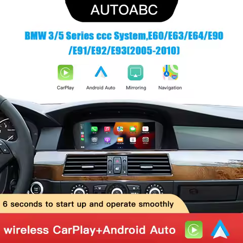 Wireless Carplay/Android Auto 8.9 ''Touch Screen Multimedia Radio for BMW 3/5er E60/E63/E64/E90/E91/