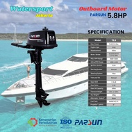 Mesin Tempel Perahu Outboard Motor Parsun 5.8PK Perahu Karet/fiber
