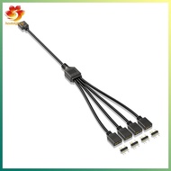 [hzsdakjjh.] 5V 3-Pin Extension Cable for Computer Motherboard 1 Point 4 Hub Cable Connection Extens