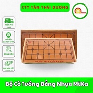 MiKa Plastic Chinese Chess Set - Chess Board and Chess Pieces Included