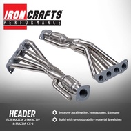Ironcrafts Header + Frontpipe Mazda Skyactiv G 1.5 & 2.0 Engine (Mazda 2 DJ/DL, CX-3 Dk, CX-5 2.0)