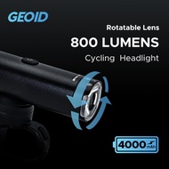 GEOID ไฟหน้าจักรยาน USB ชาร์จไฟได้ไฟหน้า1200LM ไฟจักรยาน LED กันน้ำขี่จักรยาน