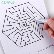 YISHENG Maze Training Book, Maze Book Intelligence Maze Game Puzzle, Simple Puzzle Early Education D