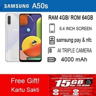 SAMSUNG A50S 4/64 GARANSI RESMI