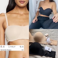 LIVELY The No Wire PURE comfort Wireless Seamless Balcony Multiway Strapless Bra Seamless Kemben Bus