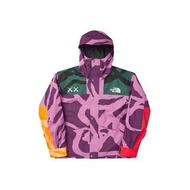 KAWS X THE NORTH FACE RETRO 1986 MOUNTAIN JACKET PAMPLONA PURPLE 86 PRINT Sz M