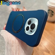 Jingsanc không khung Ốp điện thoại cho Honor Magic 6 Pro siêu mỏng mờ cứng PC chống sốc máy ảnh vỏ l