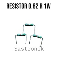 0.82ohm 1w japan resistor small body ready