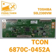 TOSHIBA TV TCON BOARD 50l2300vm