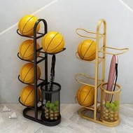 籃球收納層架家用室內運動器材置物架存放架羽毛球拍擺放架桌球架