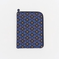 11吋 iPad收納包/玻璃海棠3號/典雅藍