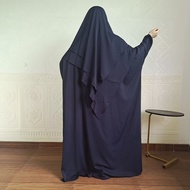 Dubai Abaya 2-piece sets Women Wear Plain dresses Arab robe Muslim abaya dress Muslimah fashion Baju