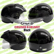 JAYCE Cruiser 8 Half Helmet Topi Keledar Separuh Design By BKP Motor Original SIRIM Steng Kura Cruis