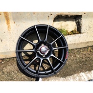 ORIGINAL LENSO Project D Spec F Sport Rim 17x7.5 4x100 73/67 - Made from Thailand - Ready Stock