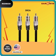 Sarowin Cable 3RCA to 3RCA - 2 Meter