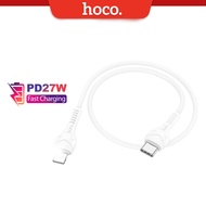 Cáp sạc nhanh PD27W Type-C to IP Hoco X37 hỗ trợ Truyền Dữ Liệu Dây TPE Siêu Bền cho IP6/7/8/10/11/1