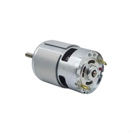 FOUNDTWO Long Shaft RS755 DC Motor 12V DC Ball Bearing Grass Cutter Replacement Motor Robust Large T