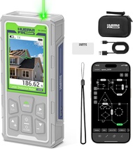 Laser Measuring Tool Huepar Pro 495Ft Outdoor Laser Measure with Camera & Bluetooth Connected Laser